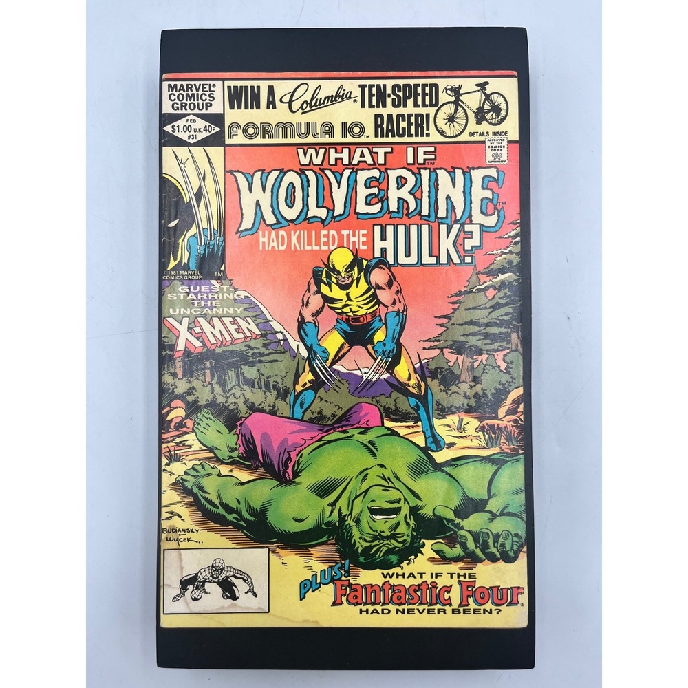 Marvel What If Wolverine Had Killed Hulk #31 Comic Book Bronze Age 1982 VG/FN